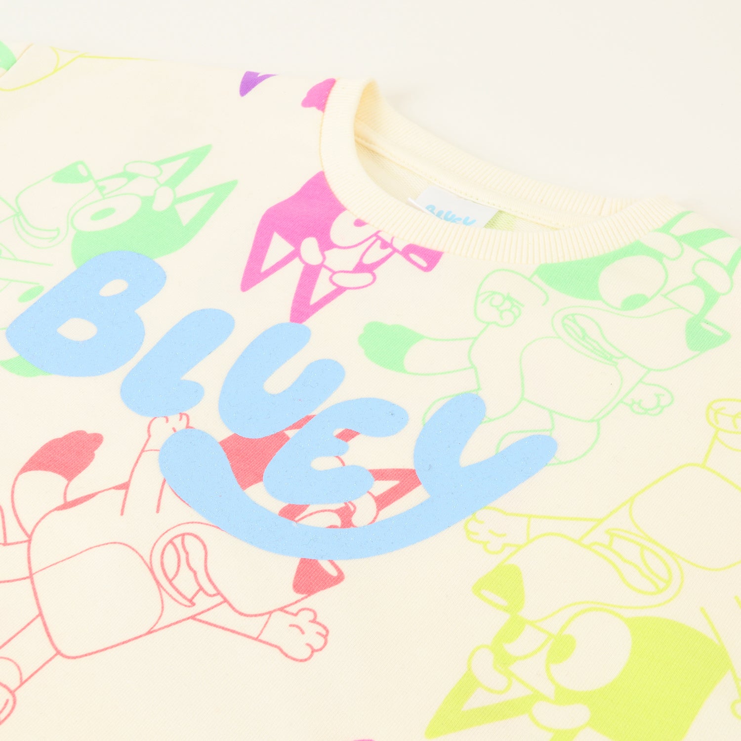 Conjunto Niña Colors Beige Bluey